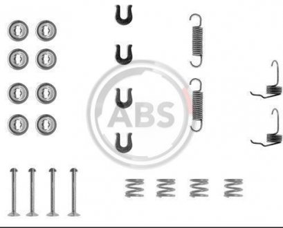 Монтажний набір гальмівних колодок A.B.S. 0655Q