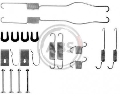 Монтажный набор тормозных колодок A.B.S. 0694Q (фото 1)