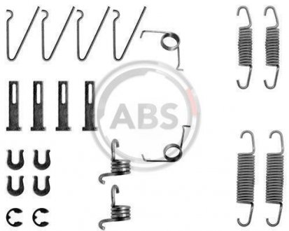 Монтажный набор тормозных колодок A.B.S. 0703Q (фото 1)