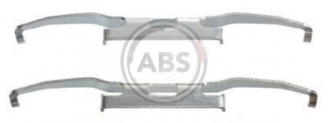 Комплектующие, колодки дискового тормоза A.B.S. 1213Q (фото 1)