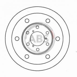 Тормозной диск A.B.S. 15032 (фото 1)