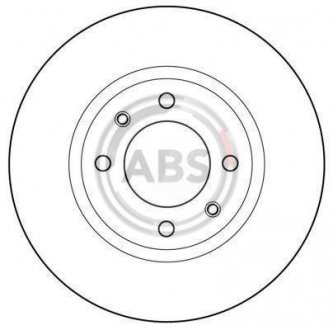 Гальмівний диск A.B.S. 15414 (фото 1)