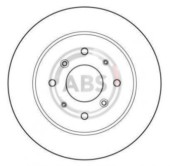 Тормозной диск A.B.S. 15599 (фото 1)