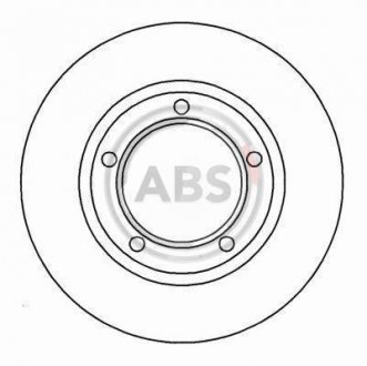 Тормозной диск A.B.S. 15615 (фото 1)