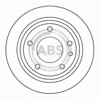 Тормозной диск A.B.S. 15742 (фото 1)