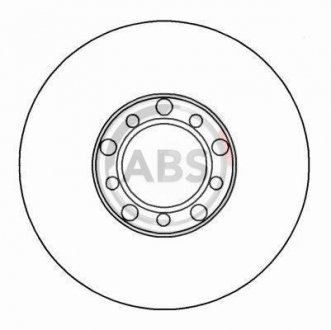 Тормозной диск A.B.S. 15743