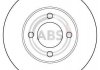 Гальмівний диск перед. Audi 100/80 (83-91) A.B.S. 15745 (фото 2)