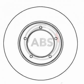 Тормозной диск A.B.S. 15758 (фото 1)