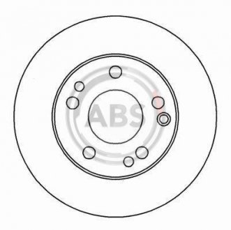 Тормозной диск A.B.S. 15816 (фото 1)