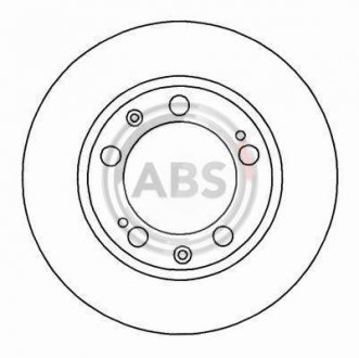 Тормозной диск A.B.S. 15822