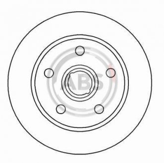 Тормозной диск A.B.S. 15826