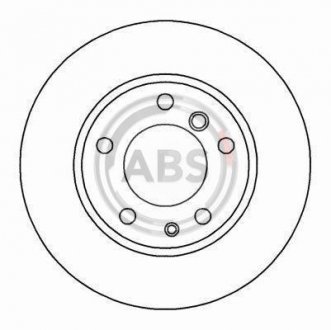 Гальмівний диск A.B.S. 15870 (фото 1)