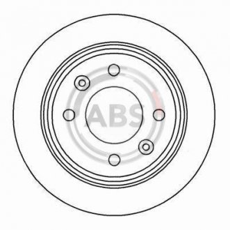 Гальмівний диск A.B.S. 15890