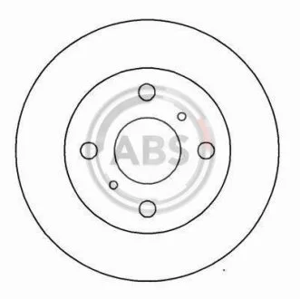 Гальмівний диск A.B.S. 15895