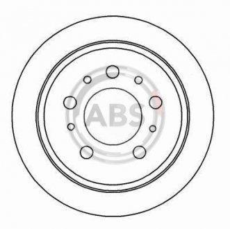 Тормозной диск A.B.S. 15955