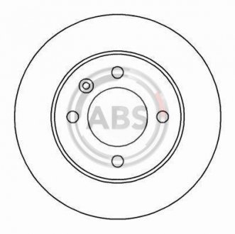 Тормозной диск A.B.S. 15961 (фото 1)