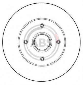 Гальмівний диск A.B.S. 16058