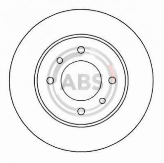 Тормозной диск A.B.S. 16062 (фото 1)