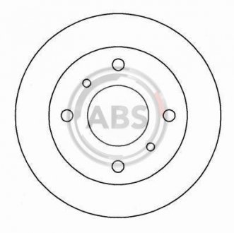 Тормозной диск A.B.S. 16064 (фото 1)