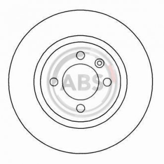 Тормозной диск A.B.S. 16069 (фото 1)