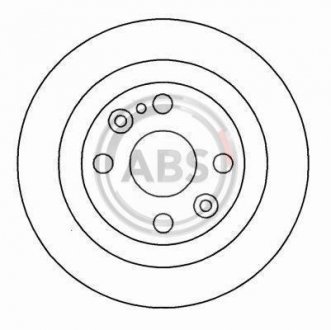 Тормозной диск A.B.S. 16088