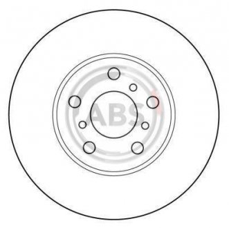 Тормозной диск A.B.S. 16141 (фото 1)