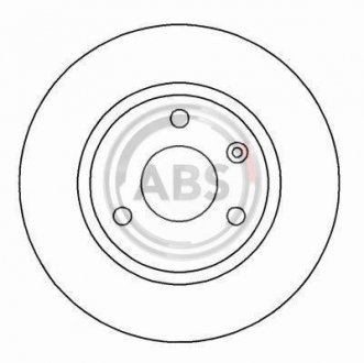 Тормозной диск A.B.S. 16145 (фото 1)