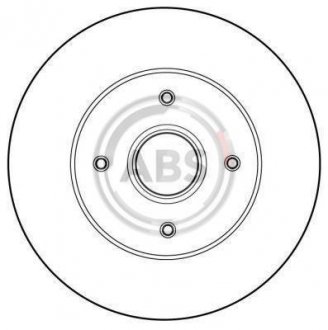 Тормозной диск A.B.S. 16149