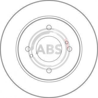 Тормозной диск A.B.S. 16152 (фото 1)