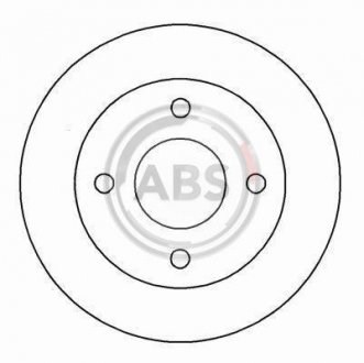 Гальмівний диск A.B.S. 16156