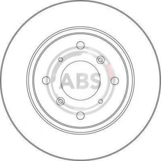 Гальмівний диск A.B.S. 16206