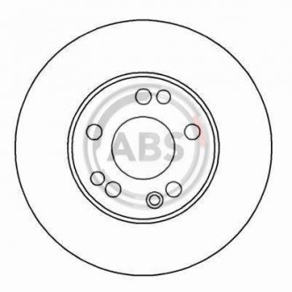 Тормозной диск A.B.S. 16260 (фото 1)