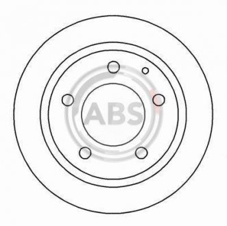 Тормозной диск A.B.S. 16455