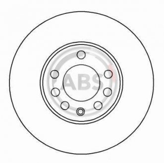 Тормозной диск A.B.S. 16486 (фото 1)
