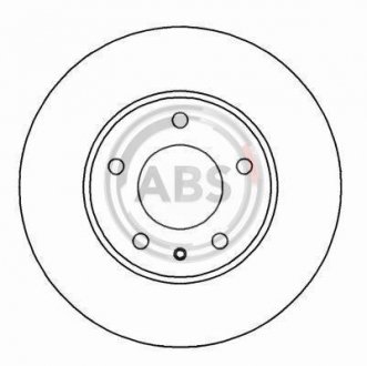 Тормозной диск A.B.S. 16524 (фото 1)