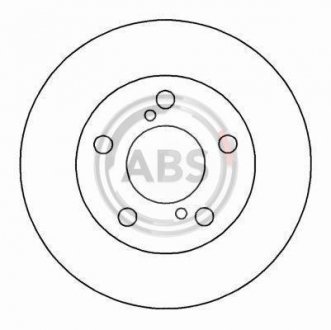 Тормозной диск A.B.S. 16552 (фото 1)