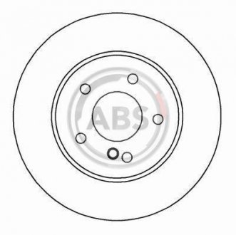 Тормозной диск A.B.S. 16571 (фото 1)