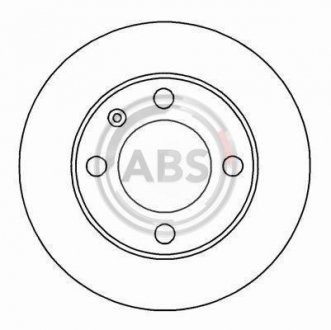 Тормозной диск A.B.S. 16578