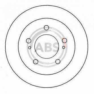 Тормозной диск A.B.S. 16601