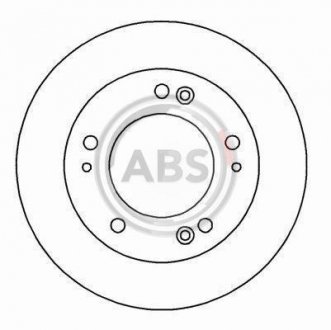 Диск тормозной A.B.S. 16604