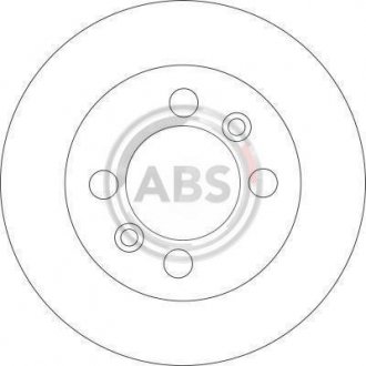 Тормозной диск A.B.S. 16609 (фото 1)