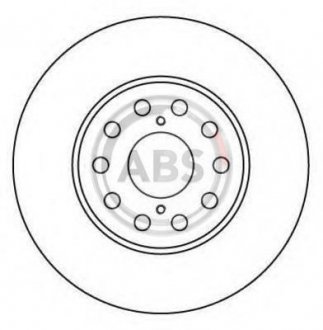Тормозной диск A.B.S. 16612 (фото 1)