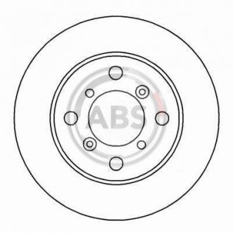 Тормозной диск A.B.S. 16625