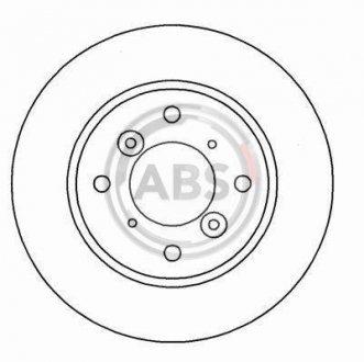 Тормозной диск A.B.S. 16626