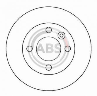Тормозной диск A.B.S. 16627 (фото 1)