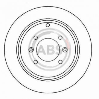 Тормозной диск задний. 406 (02-05) A.B.S. 16647 (фото 1)