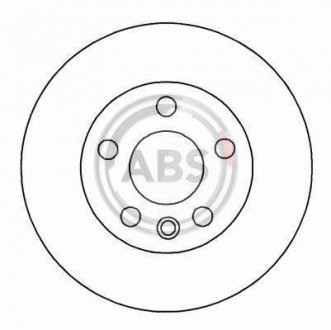 Гальмівний диск A.B.S. 16657