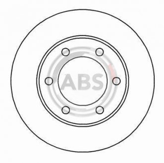 Тормозной диск A.B.S. 16897