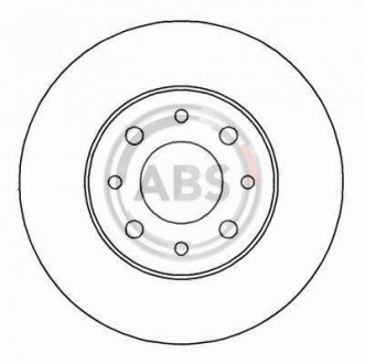 Тормозной диск A.B.S. 16904 (фото 1)