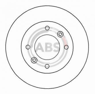 Тормозной диск A.B.S. 16936 (фото 1)